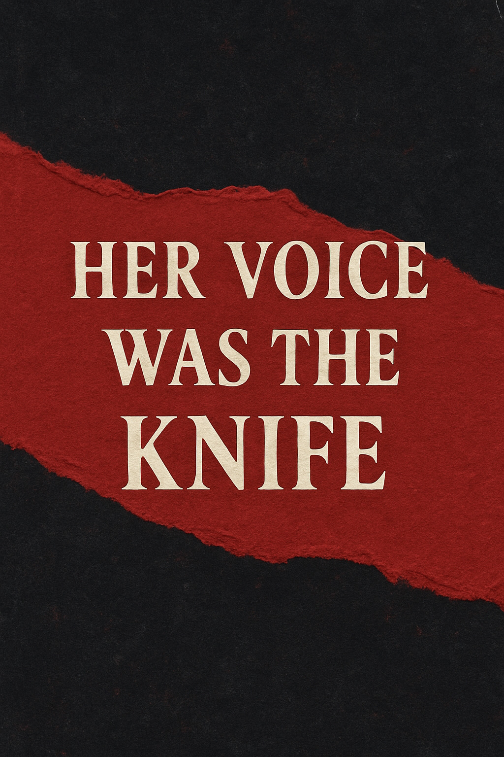 Her Voice Was the Knife Cover